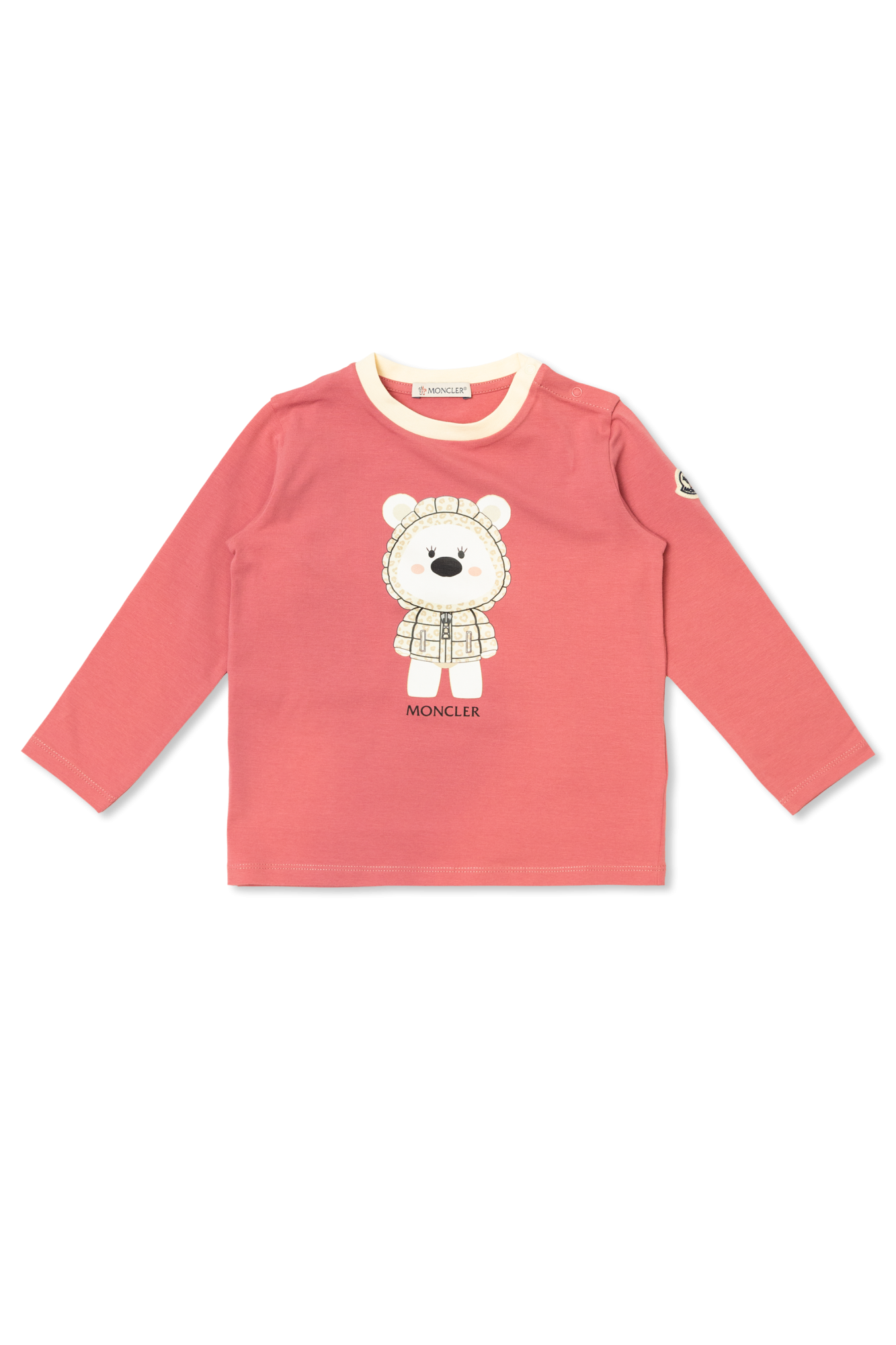 Pink Long Sleeve T Shirt Moncler Enfant Vitkac Canada